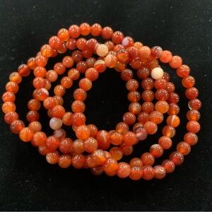 Carnelian 6mm bracelets
